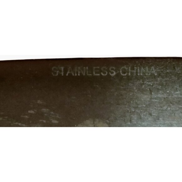 Stainless Steel Dinner Knife Classic Art Deco Design Replacement Craft Lot 2 - Picture 4 of 5